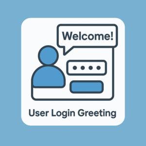 WP User Login Greeting